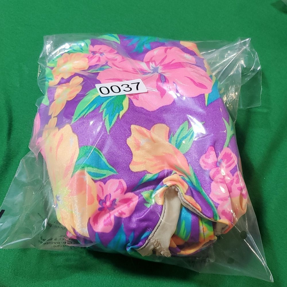 Seascamp vintage 1980's one piece bathing suit flowers size 38/B bright Retro - Picture 11 of 11